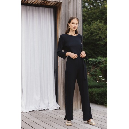 Hirondelle black jumpsuit pas cher