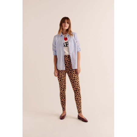 Calm leopard leggings de pas cher