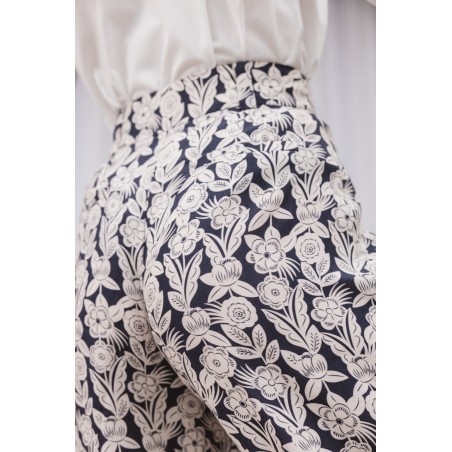 Lavandou pants with floral ornament print 50-70% off 