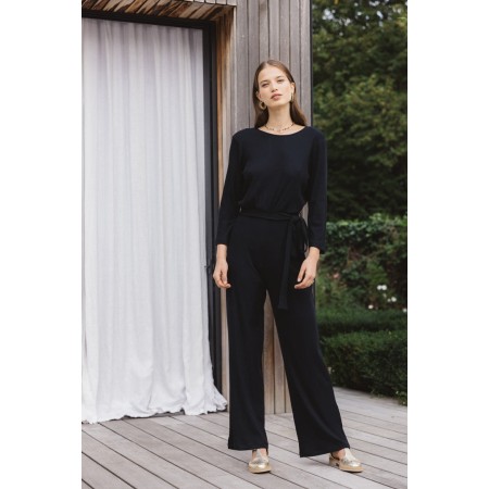 Hirondelle black jumpsuit pas cher