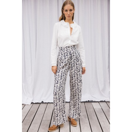 Lavandou pants with floral ornament print 50-70% off 