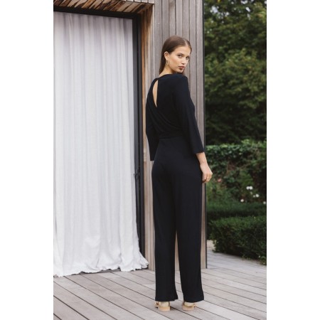 Hirondelle black jumpsuit pas cher