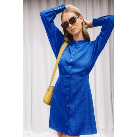 Blue jacquard Pivert dress prix pour 