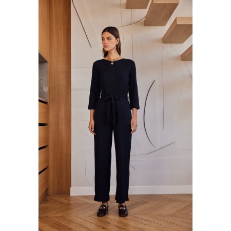 Hirondelle black jumpsuit pas cher