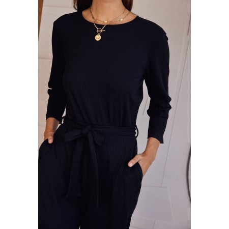 Hirondelle black jumpsuit pas cher