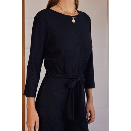 Hirondelle black jumpsuit pas cher