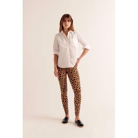 Calm leopard leggings de pas cher