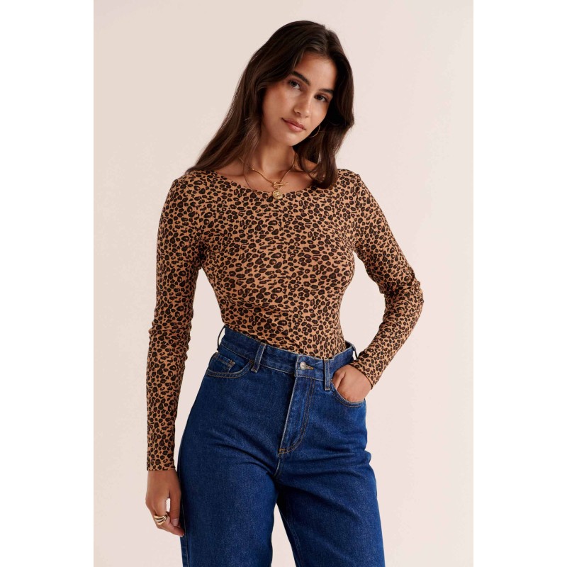 Brol leopard bodysuit Dans la société mordern