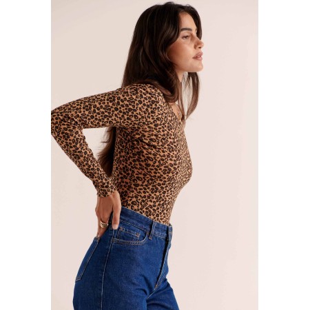 Brol leopard bodysuit Dans la société mordern