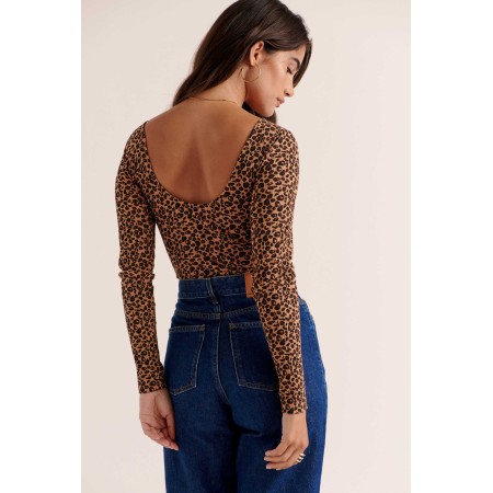 Brol leopard bodysuit Dans la société mordern