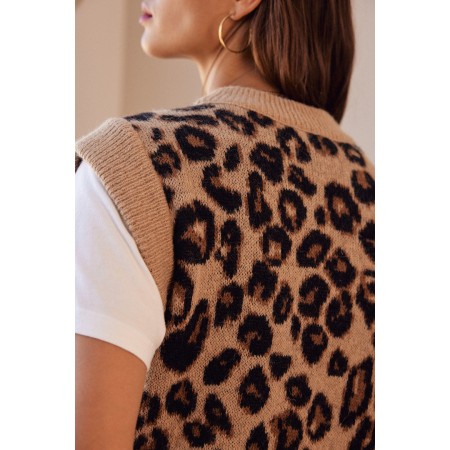 Leopard coat of arms jumper en stock