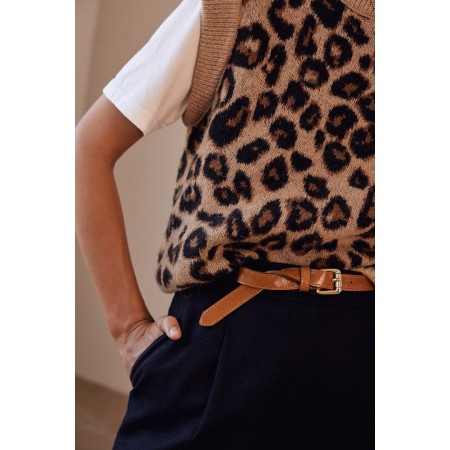 Leopard coat of arms jumper en stock