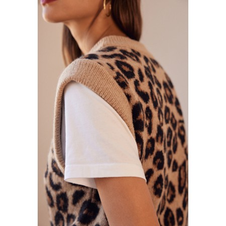 Leopard coat of arms jumper en stock