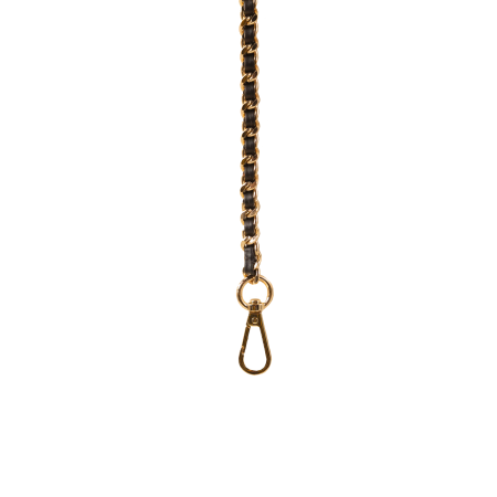 Black braided chain handle la colonne vertébrale