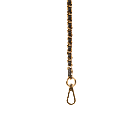 Black braided chain handle la colonne vertébrale