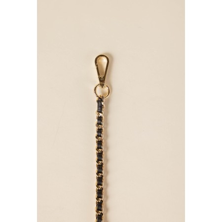 Black braided chain handle la colonne vertébrale