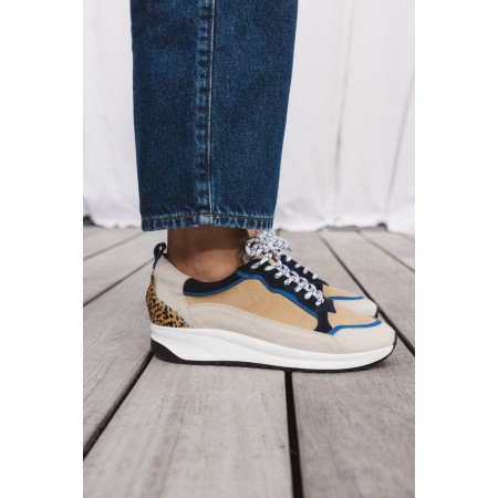 cheetah and blue maximilien sneakers Profitez des Offres !