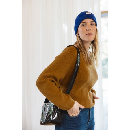 electric blue raphael beanie offre 