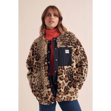 Genet leopard coat la livraison gratuite