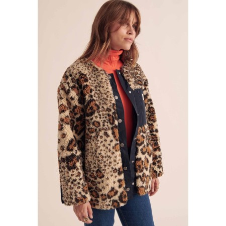 Genet leopard coat la livraison gratuite