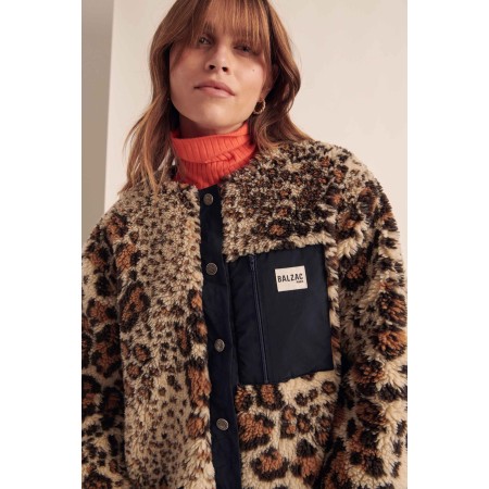 Genet leopard coat la livraison gratuite