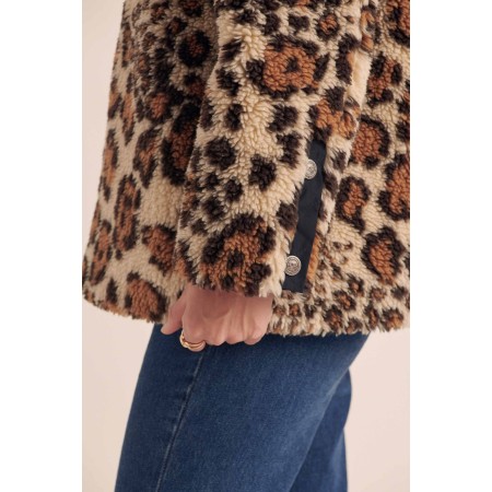 Genet leopard coat la livraison gratuite