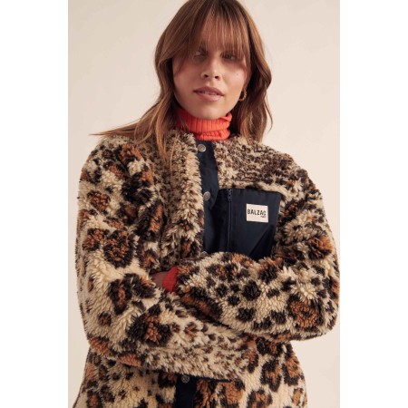 Genet leopard coat la livraison gratuite