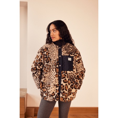 Genet leopard coat la livraison gratuite