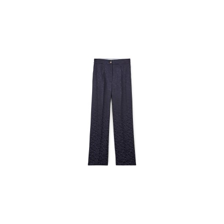 Loose Jacquard Navy Pants sélection de produits