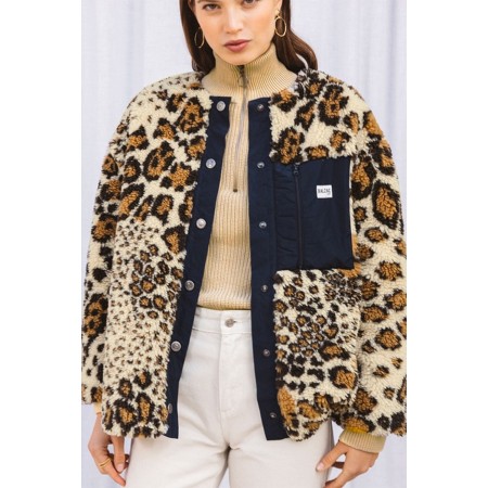 Genet leopard coat la livraison gratuite