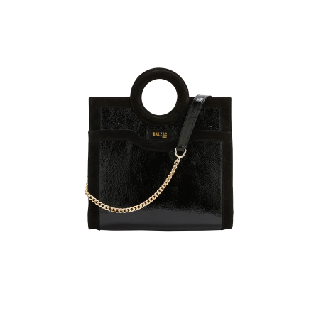 Black bi-material Gaïa bag Le MVP de beaucoup