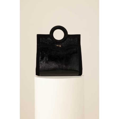 Black bi-material Gaïa bag Le MVP de beaucoup