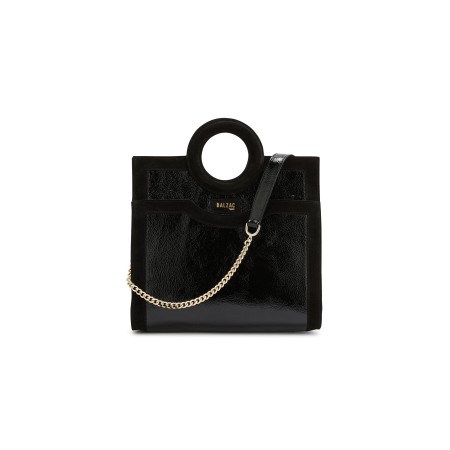 Black bi-material Gaïa bag Le MVP de beaucoup