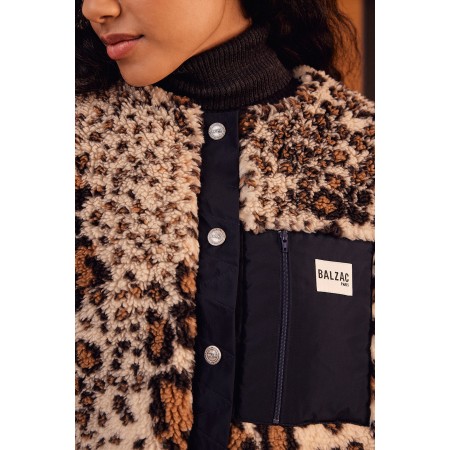 Genet leopard coat la livraison gratuite