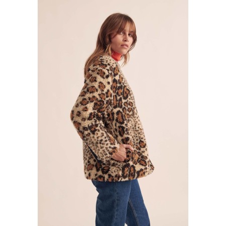 Genet leopard coat la livraison gratuite