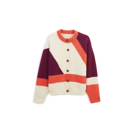 Pink, orange and yellow Passion cardigan de la marque