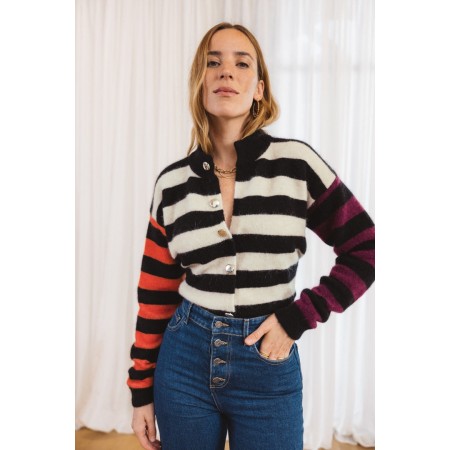 Multicolor striped Always cardigan 50-70% off 