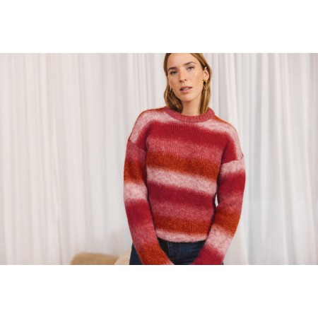 Pink striped Lavis jumper JUSQU'A -70%! 