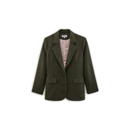 khaki houndstooth glow jacket 2 - 3 jours ouvrés.