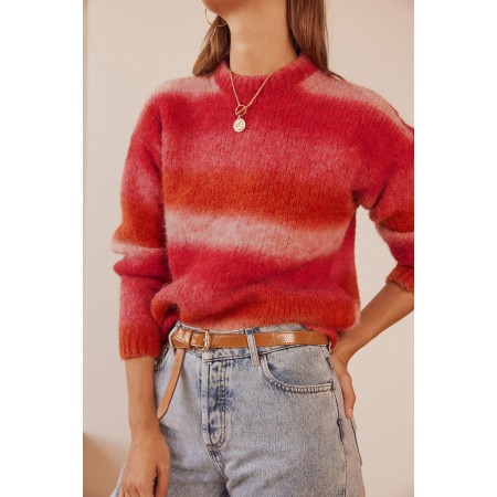 Pink striped Lavis jumper JUSQU'A -70%! 