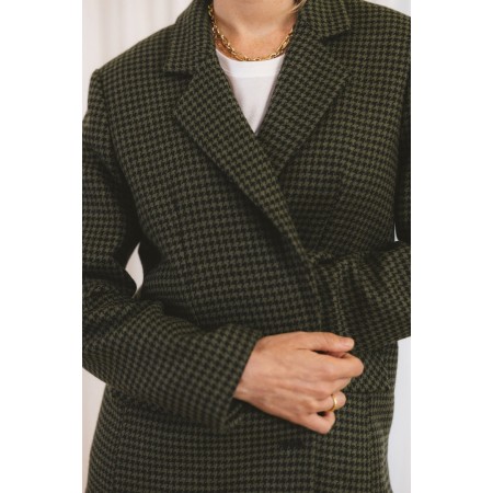 khaki houndstooth glow jacket 2 - 3 jours ouvrés.