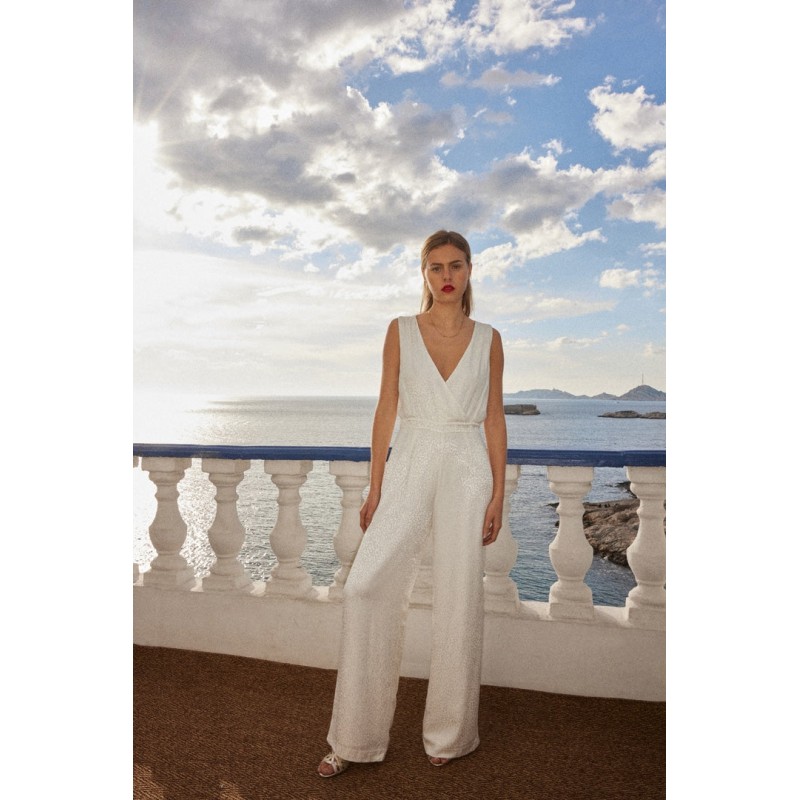 Jumpsuit N°20 white jacquard 2023