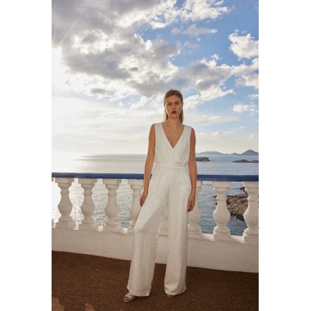 Jumpsuit N°20 white jacquard 2023