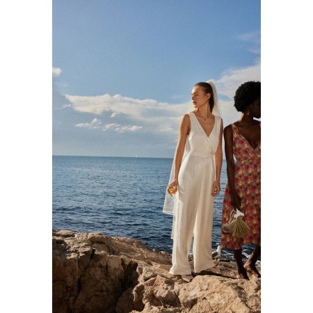 Jumpsuit N°20 white jacquard 2023