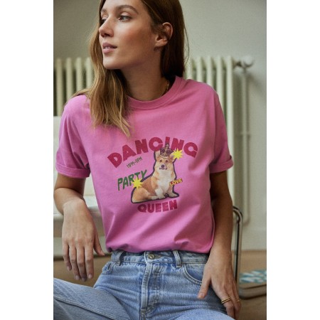 Bree Dancing queen pink t-shirt une grave pollution 