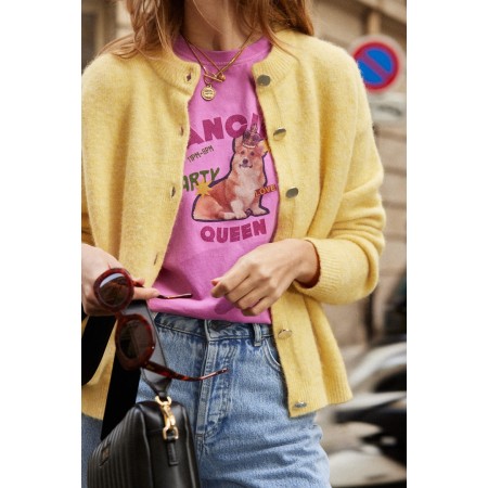 Bree Dancing queen pink t-shirt une grave pollution 