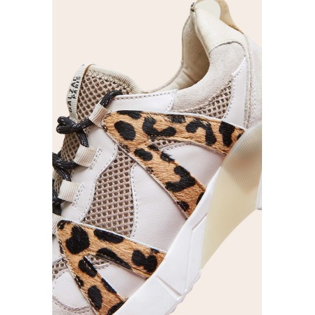 Sand and cheetah Astor sneakers 2023