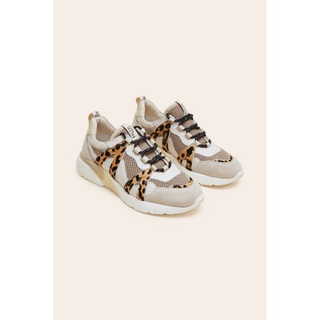 Sand and cheetah Astor sneakers 2023