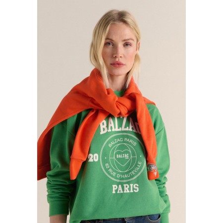 Harlow Balzac Paris 2023 green sweatshirt en ligne