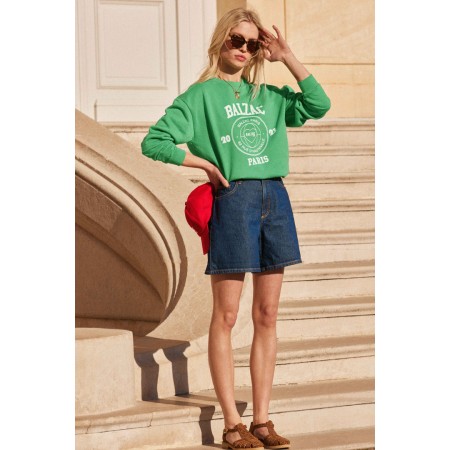 Harlow Balzac Paris 2023 green sweatshirt en ligne